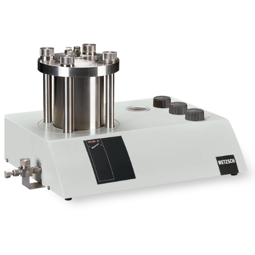 DSC 204 HP Phoenix® The high-pressure Differential Scanning Calorimeter for specific reactionsPressure range from vacuum to 15 MPa (150 bar) Temperature range: -150°C to 600°C Measurements in inert, reducing and oxidizing atmospheres